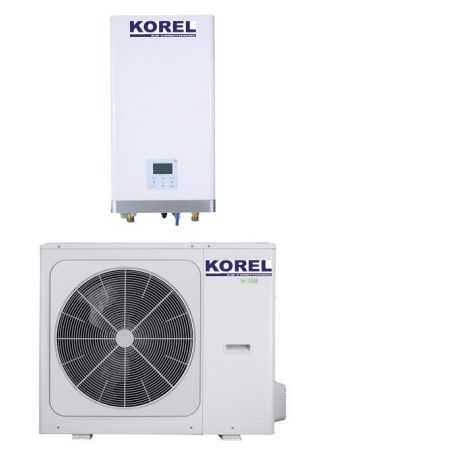 Korel Arctic K-Thermal MHA-V12W/D2RN8-B HB-A160/CD30GN8-B split hőszivattyú 12kW, 3 fázisú, 3kW fűtőpatronnal, R32