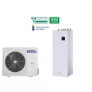 Korel Arctic K-Thermal MHA-V12W/D2RN8-B HBT-A160/240CD30GN8-B split hőszivattyú 12kW, 3 fázisú, 3kW fűtőpatronnal, 240 Literes HMV tárolóval, R32