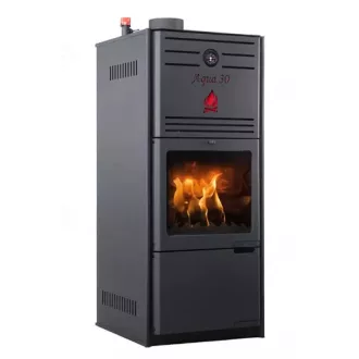   MSS Aqua Premium 30 vízteres fatüzelésű kályha (30 kW - acéllemez)