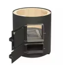 MSS FM 120 fatüzelésű acél vízmelegítő - 120 literes tartállyal / 7,5 kW-os tűztérrel