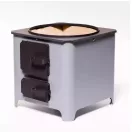 MSS FM INOX 70 fatüzelésű acél vízmelegítő - 70 literes rozsdamentes tartállyal / 4,5 kW-os tűztérrel