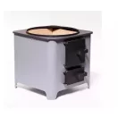 MSS FM INOX 90 fatüzelésű acél vízmelegítő - 90 literes rozsdamentes tartállyal / 5,5 kW-os tűztérrel