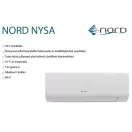 Nord Nysa AS50NYS1 4,8kW oldalfali split klíma, beépített WiFi, UV-C sterilizáló