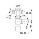 PG/1 csatorna bekötő szett Euro-Clear vízlágyítókhoz