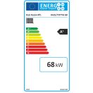 Totya Titán 4, 68kW (fa-farönk) vegyestüzelésű kazán, huzatszabályzóval, szigeteléssel, zárt fűtéskör