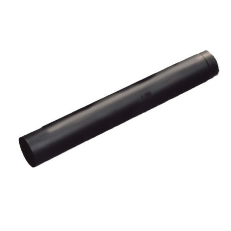 Acél füstcső 130/1000mm, vegyestüzelésű kazánhoz, vastagfalú (2mm), fekete