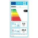 Senko C-20 (25  kW) tűzhely központi fűtéshez sütő nélkül, inox (Sparhelt)