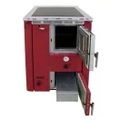 Senko C-20 (25  kW) tűzhely központi fűtéshez sütő nélkül, inox (Sparhelt)