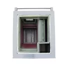 Senko C-20 (25  kW) tűzhely központi fűtéshez sütő nélkül, inox (Sparhelt)