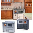 Senko C-25 (25 kW) tűzhely központi fűtéshez sütővel, antracit (Sparhelt) PC-7