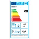 Senko C-35 (35 kW) tűzhely központi fűtéshez sütővel, antracit (Sparhelt)