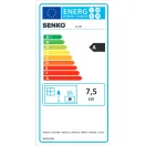 Senko SG-90 (8,6 kW) klasszikus tűzhely, inox (Sparhelt) J/B