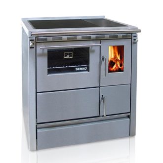   Senko SG-75 (8,1 kW) klasszikus tűzhely, inox (Sparhelt) J/B