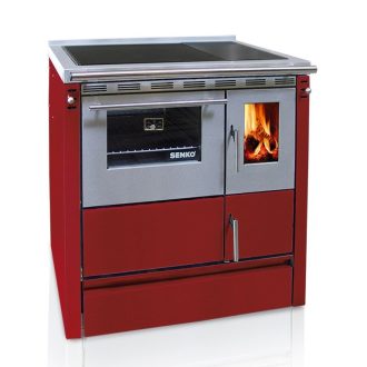   Senko SG-75 (8,1 kW) klasszikus tűzhely, bordó (Sparhelt) J/B