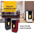 Senko P-10 Air, pellet tüzelésű kandalló 10 kW (PC7 antracit szürke)