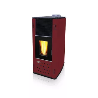   Senko P-10 Air, pellet tüzelésű kandalló 10 kW (PC2 bordó)