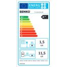 Senko P-12 Water+Air Modern, pellet tüzelésű kandalló központi fűtéshez 13 kW (PC2 bordó)