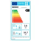 Senko P-20, WATER+AIR MODERN pellet tüzelésű kandalló központi fűtéshez 19 kW (PC2 bordó)