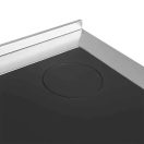 Senko C-25 Premium (25 kW) tűzhely központi fűtéshez sütővel, bordó (Sparhelt) Jobb/Bal PC-2