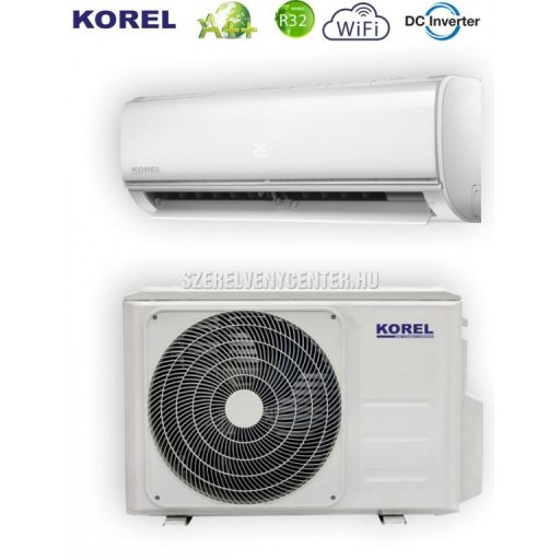 Korel Nexo KOR32-18HFN8-I/O R32, split klíma, oldalfali szett 5,3 kW WIFI-vel