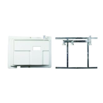   Borsfém BF-1 fali gázóraszekrény alsó-felső, kilépő oldal acél DN25