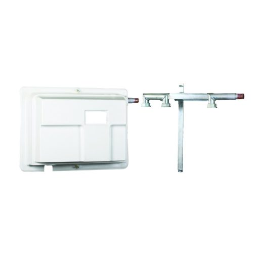 Borsfém BF-1 fali gázóraszekrény alsó-oldalsó, kilépő oldal réz 28mm