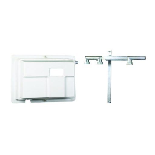 Borsfém BF-1 fali gázóraszekrény alsó-oldalsó, kilépő oldal acél DN25