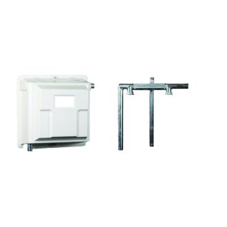   Borsfém BF-2 fali gázóraszekrény alsó-oldalsó, kilépő oldal acél DN25