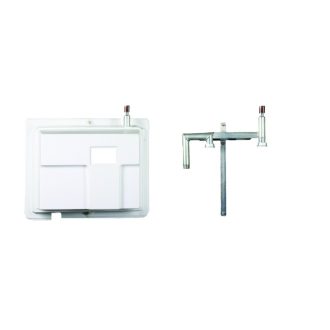   Borsfém BF-2 fali gázóraszekrény alsó-felső, kilépő oldal réz 28mm