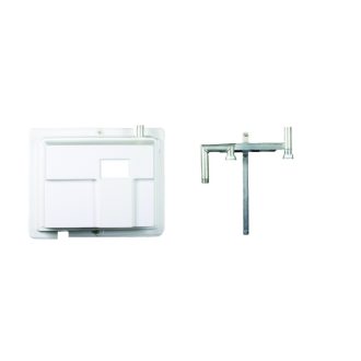   Borsfém BF-2 fali gázóraszekrény alsó-felső, kilépő oldal acél DN25