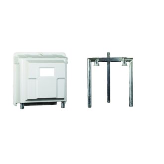   Borsfém BF-2 fali gázóraszekrény alsó-alsó, kilépő oldal acél DN25