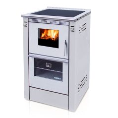 Senko SG-50 (7,2 kW) klasszikus tűzhely, inox (Sparhelt)