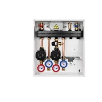   Fondital NOVAZONE 1 direkt 2 kézi kevert körrel szerelt fűtőköri modul (26113)