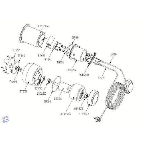Elpumps BTSZ 600 Vertical szabad átömlésű szennyvíz szivattyú