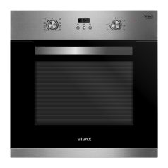   Vivax BO-658FXHTD X beépíthető elektromos sütő grill funkcióval, 65L, inox előlappal