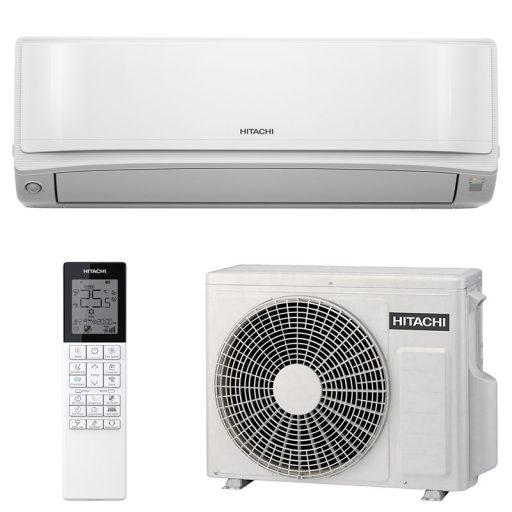 Hitachi New Airhome 600 RAK-VJ35RHAE/RAC-VJ35WHAE oldalfali mono split klíma 3,5kW
