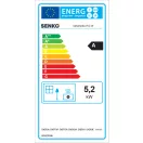Senko SP 5,2kW szabadonálló kandalló kályha, fehér kerámiával
