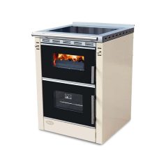   Senko SG-60 Premium (7,5 kW) klasszikus tűzhely, krém (Sparhelt)