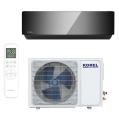   Korel Urban ART Plus KSAJP-12DCEG, Szürke tükrös split klíma oldalfali szett, 3,5 kW, WIFI, csepptálca fűtéssel, fűtésre optimalizált