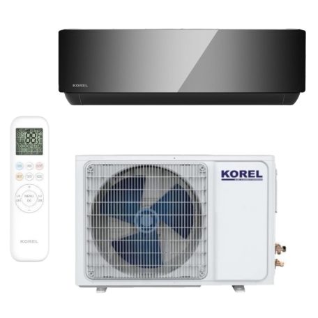 Korel Urban ART Plus KSAJP-12DCEG, Szürke tükrös split klíma oldalfali szett, 3,5 kW, WIFI, csepptálca fűtéssel, fűtésre optimalizált