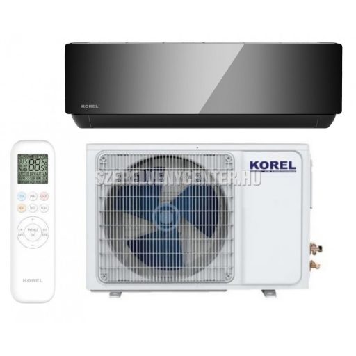 Korel Urban ART Plus KSAJP-12DCEG, Szürke tükrös split klíma oldalfali szett, 3,5 kW, WIFI, csepptálca fűtéssel, fűtésre optimalizált