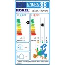 Korel Urban Plus KSAJA-12DCEG, mono split klíma oldalfali szett, 3,5 kW, WIFI, csepptálca fűtéssel, téliesített készülék 